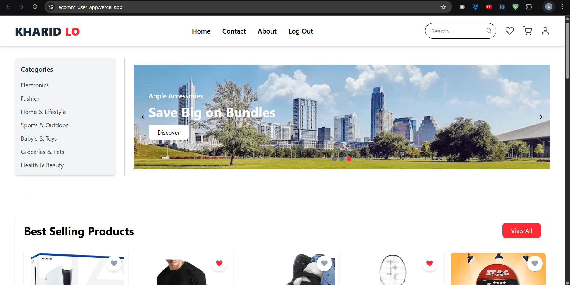 KharidLo – E-commerce Platform
