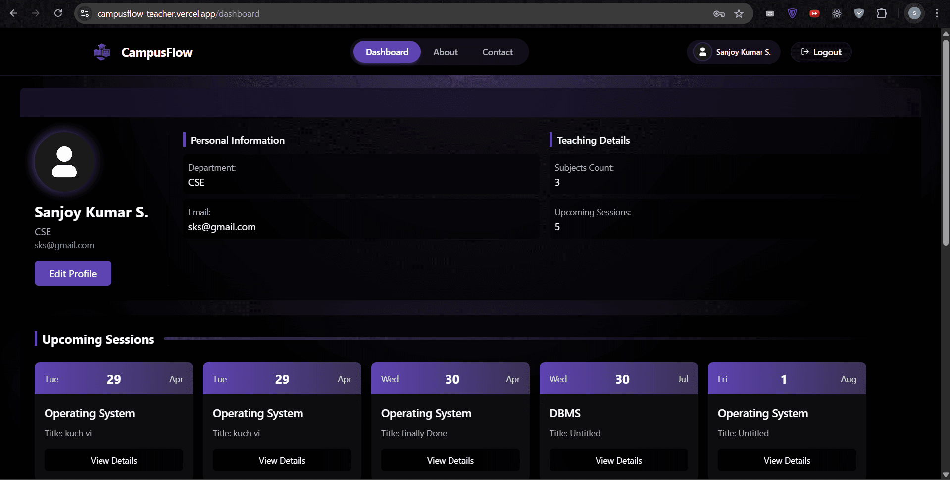 CampusFlow - Management System